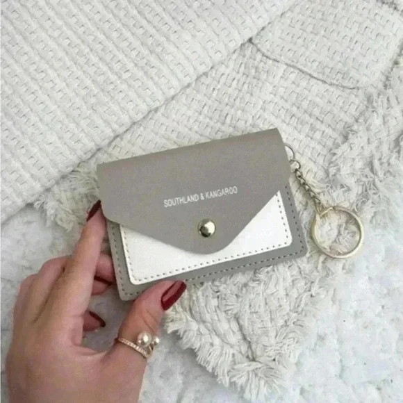 ⚠️Clearance🌟Two Tone Grey Card Holder - Picture 4 of 4